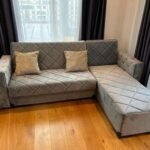 GREY CHESTER CORNER SOFA BED