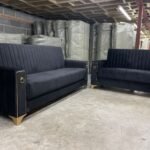 Black Violet Turkish Sofa Bed