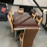Brown Turkish Style Dining Table & Chair