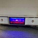 FIRE GREY AND GOLD TV UNIT