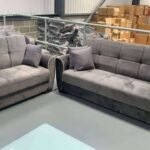 TUAL SOFABED GREY AND BLACK
