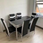 White Bubble Dinning Table Set