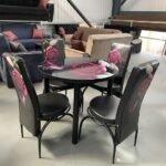Rose Round Table + 4 Chairs